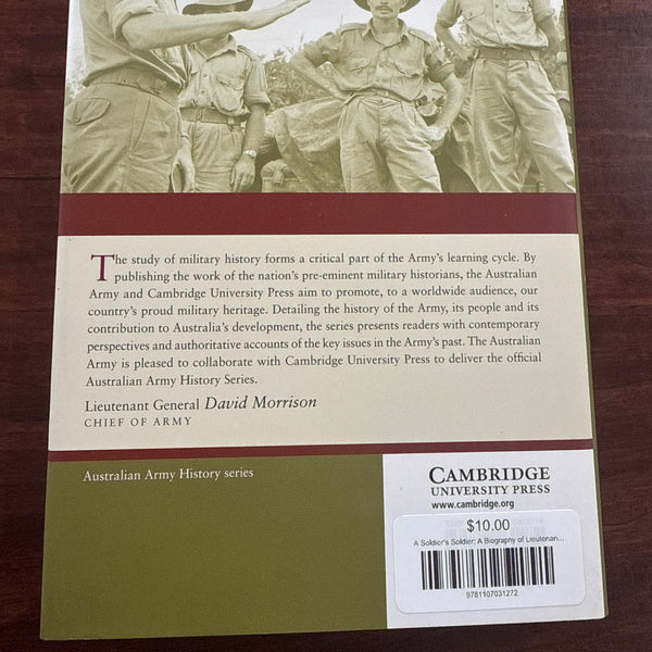 A Soldier's Soldier: A Biography of Lieutenant General Sir Thomas Daly (Hardcover)