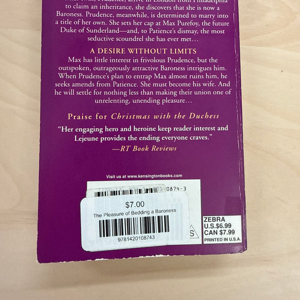 The Pleasure of Bedding a Baroness