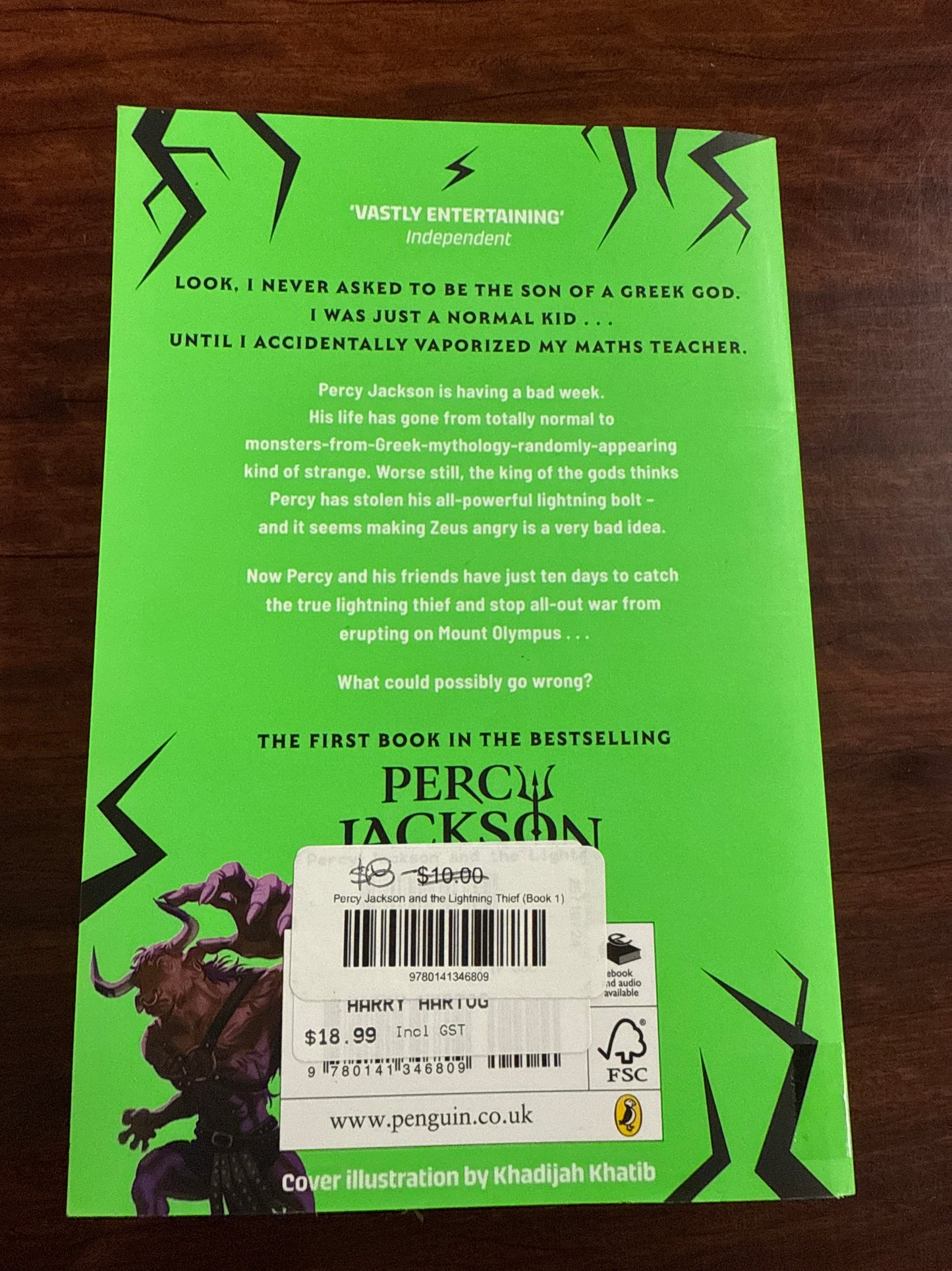 Percy Jackson and the Lightning Thief (Book 1)