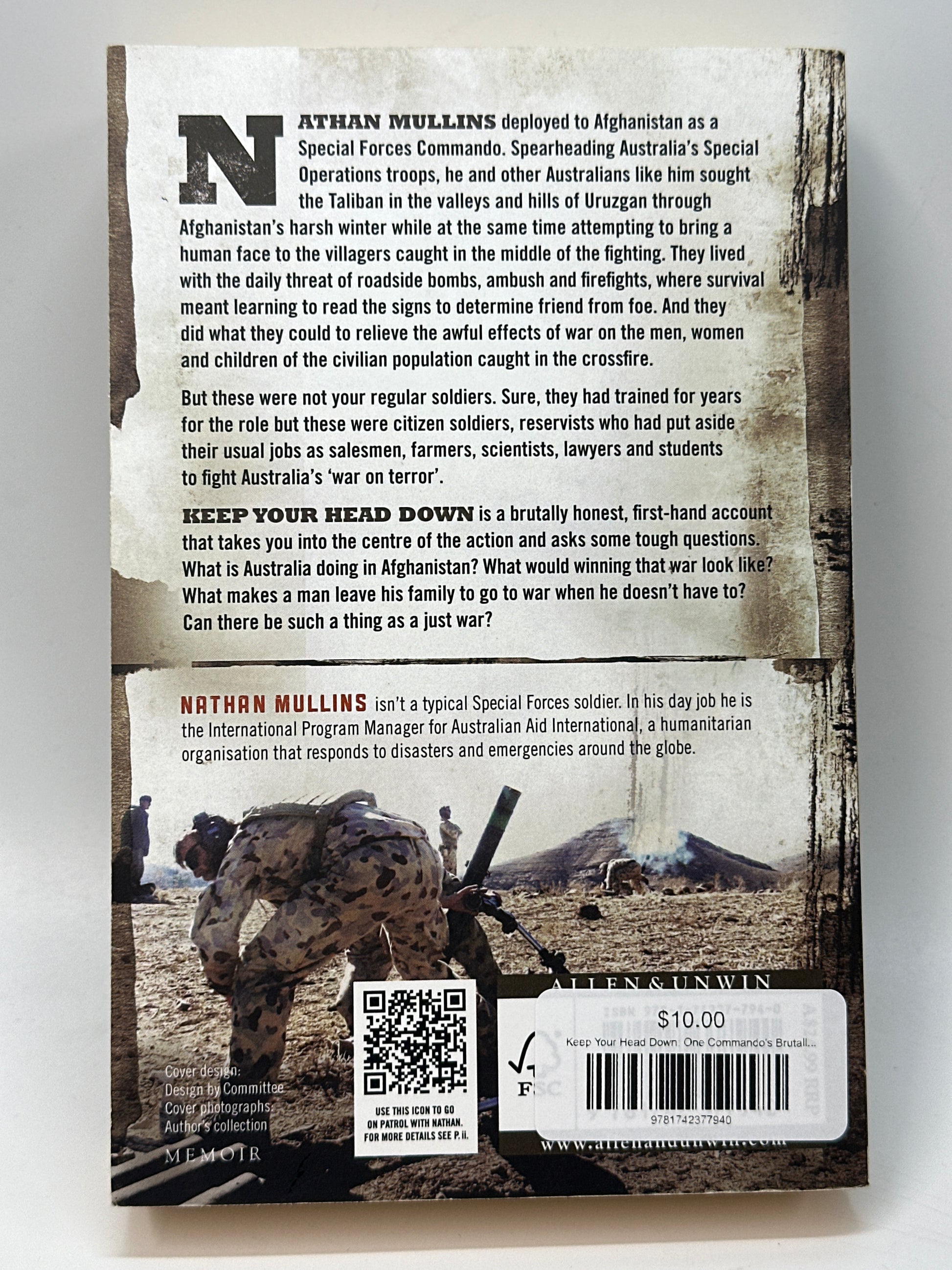 Keep Your Head Down: One Commando's Brutally Honest Account of Fighting in Afghanistan