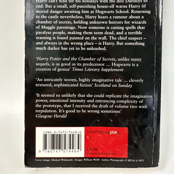 Harry Potter And The Chamber Of Secrets