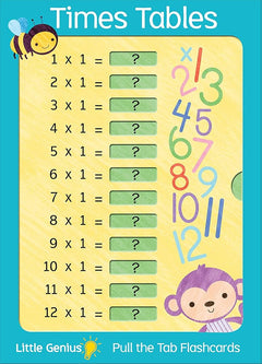 Little Genius Giant Flash Cards - Times Tables