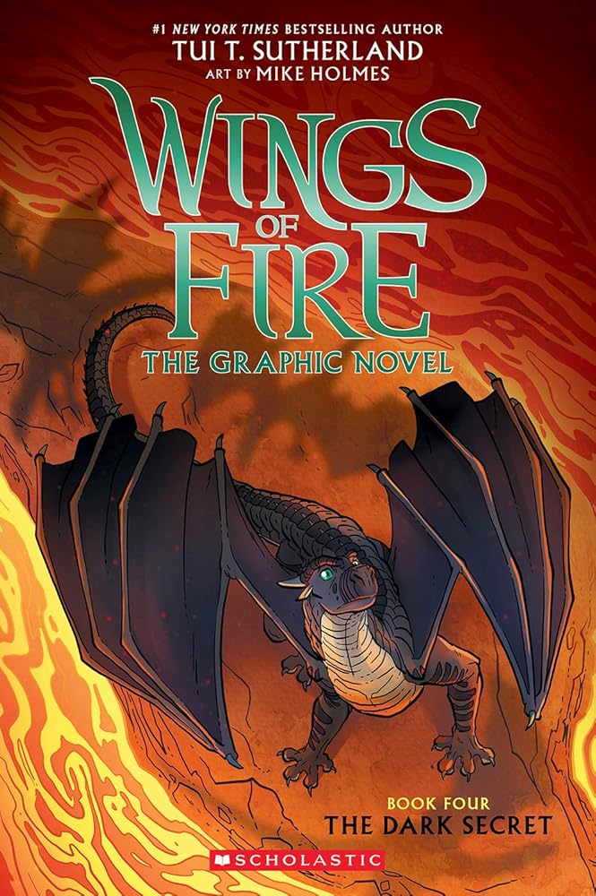 The Dark Secret: The Graphic Novel (Wings of Fire, Book Four) cover image