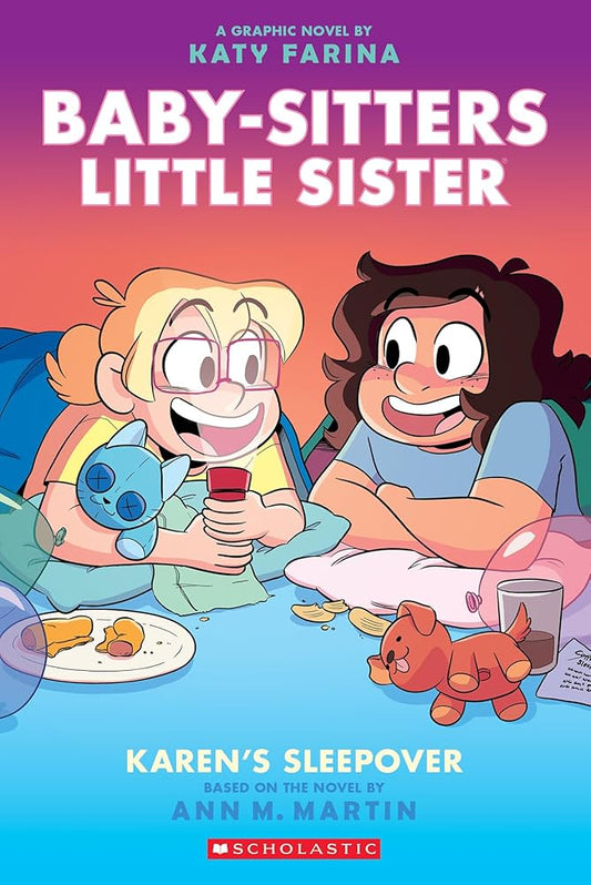 Karen’s Sleepover: A Graphic Novel (Baby-Sitters Little Sister #8) cover image