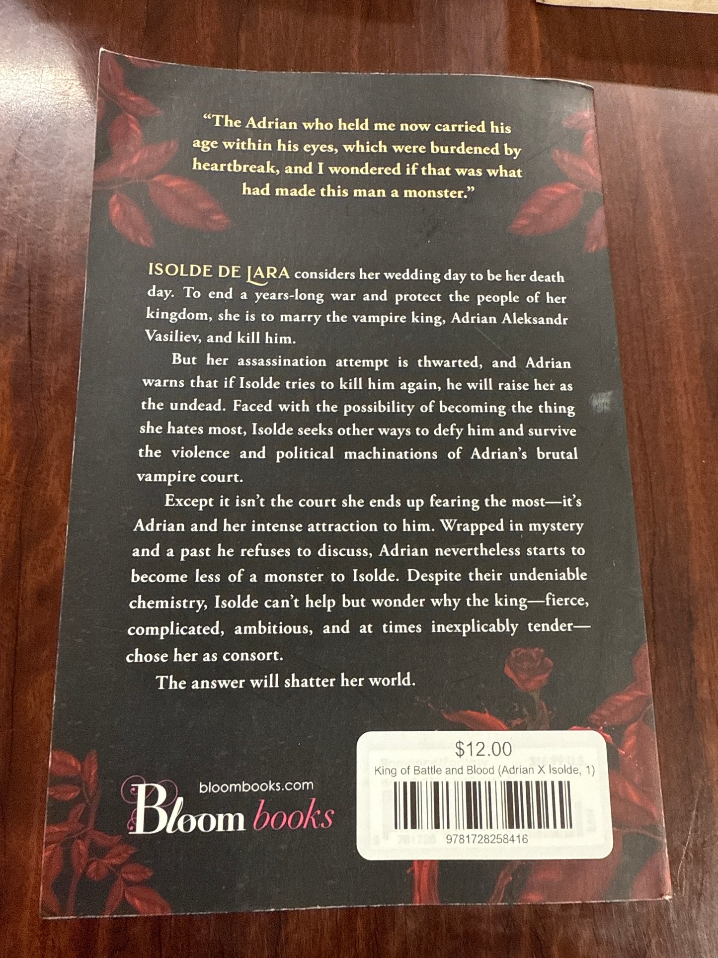 King of Battle and Blood (Adrian X Isolde, 1)