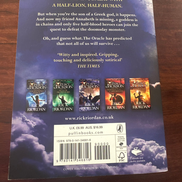 Percy Jackson and the Titan's Curse (Book3)