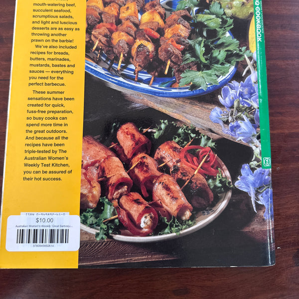 Australian Women's Weekly: Great Barbeque Cookbook