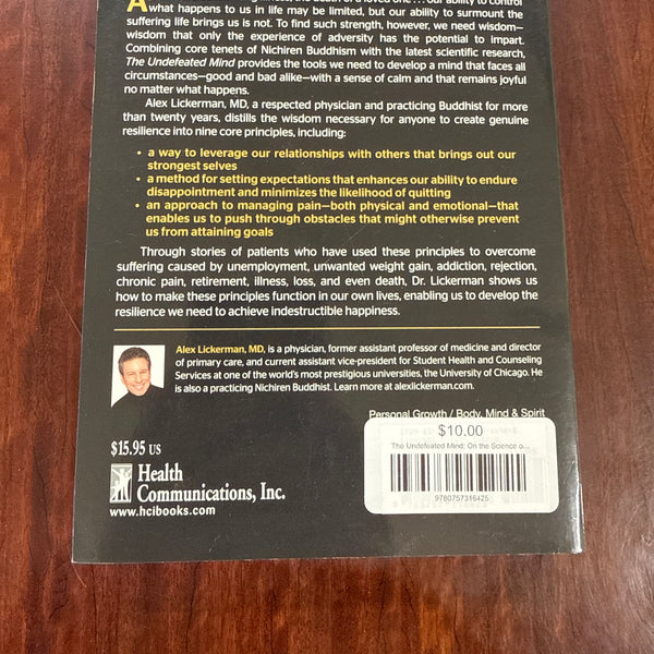 The Undefeated Mind: On the Science of Constructing an Indestructible Self