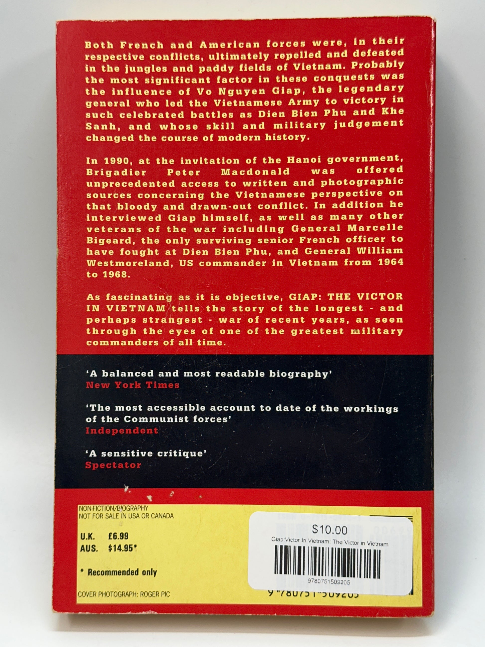 Giap:Victor In Vietnam: The Victor in Vietnam