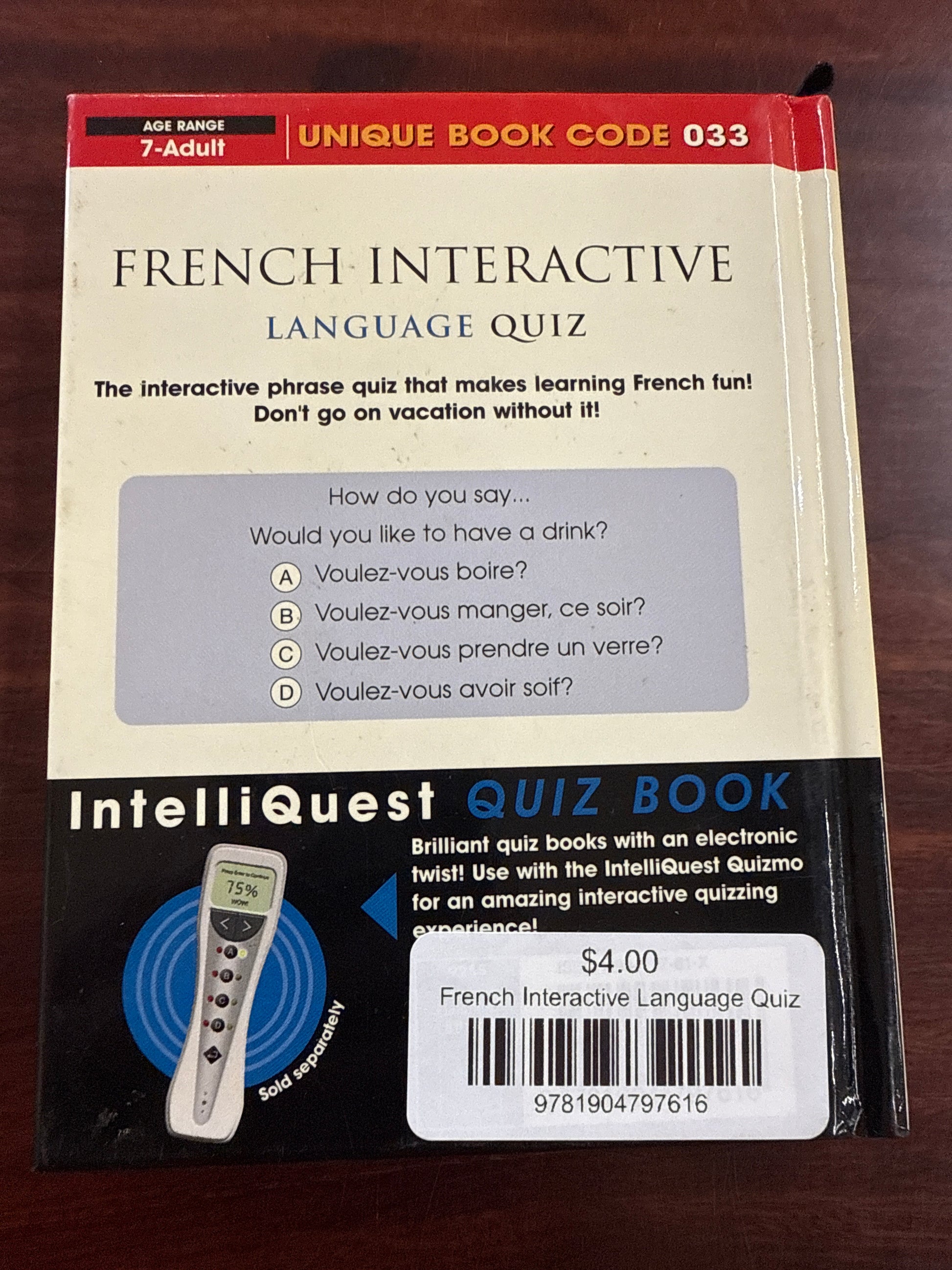 French Interactive Language Quiz