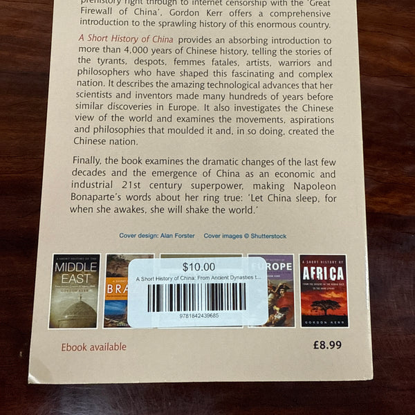 A Short History of China: From Ancient Dynasties to Economic Powerhouse