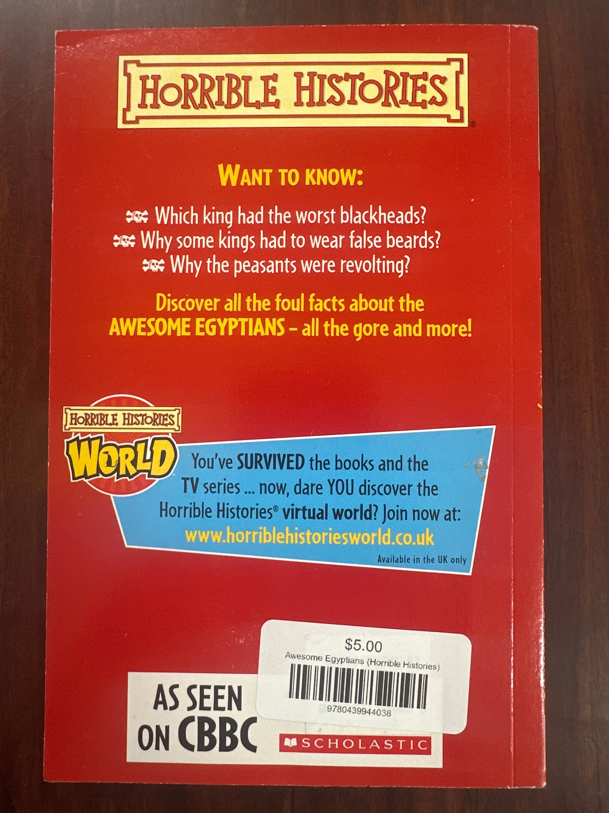 Awesome Egyptians (Horrible Histories)