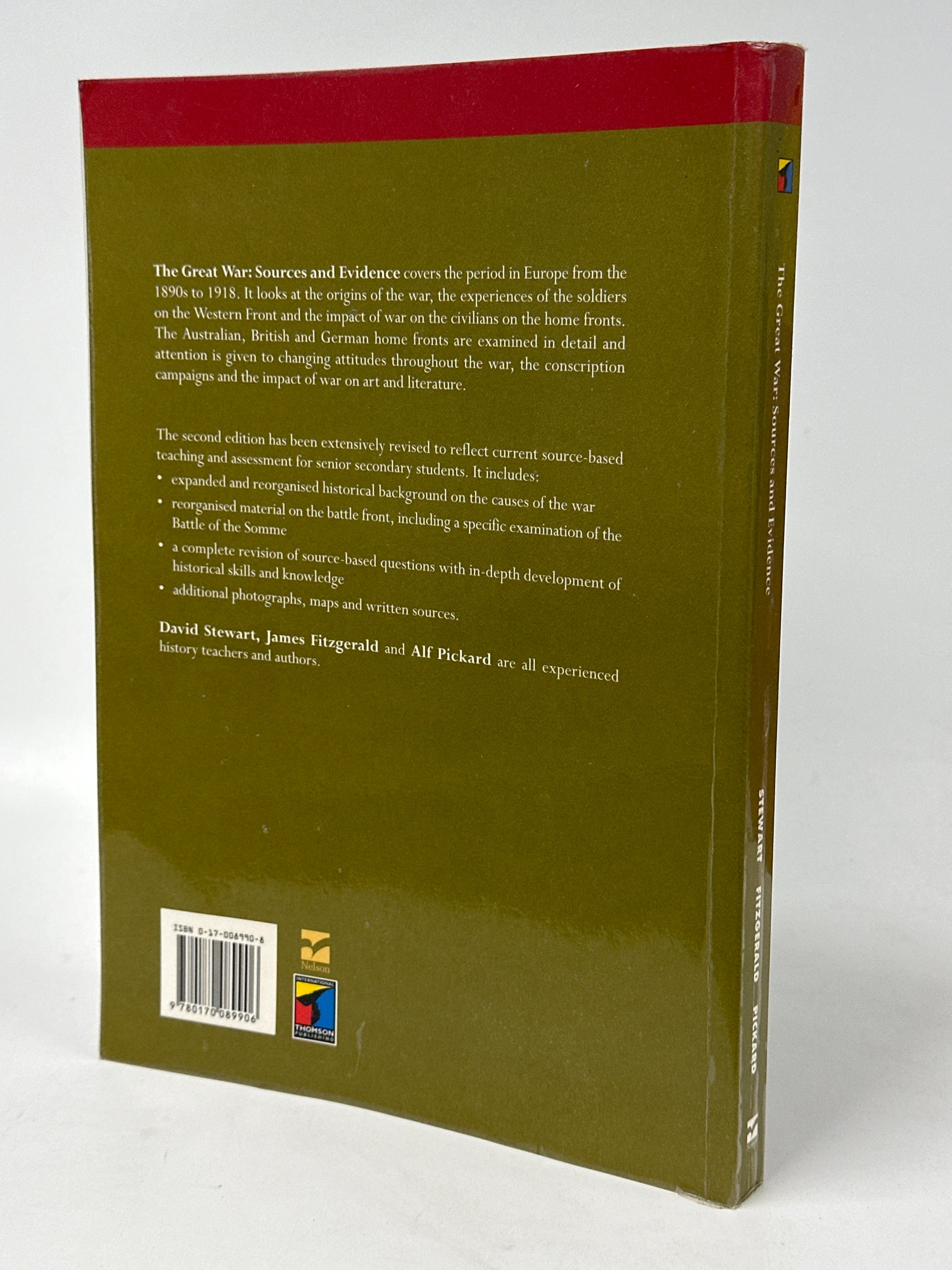 The Great War Sources and Evidence