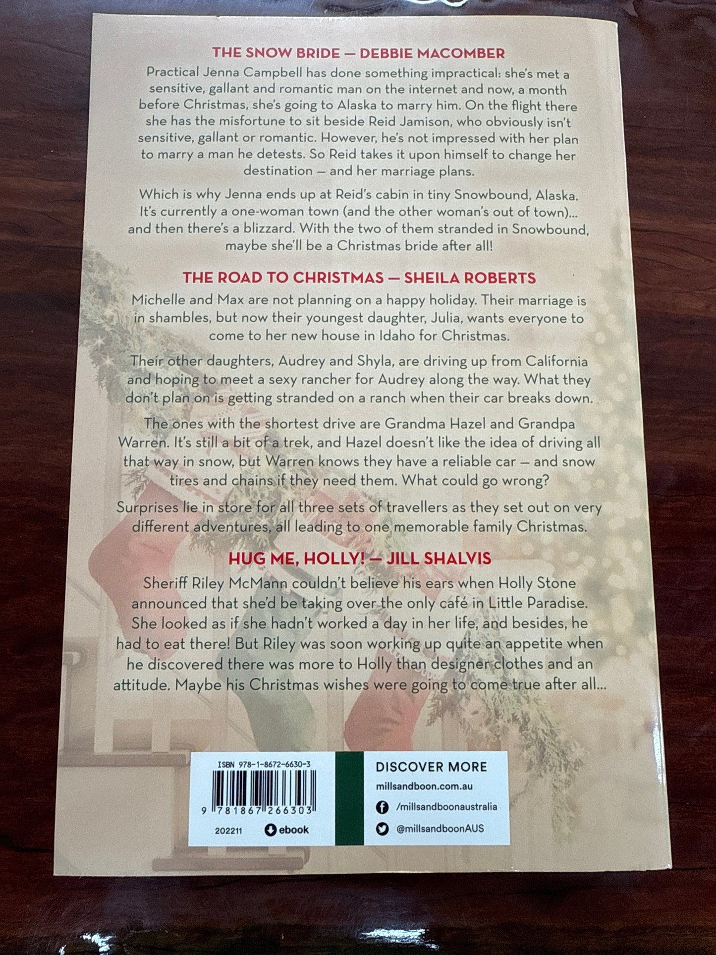 A Christmas Gift: The Snow Bride/The Road to Christmas/Hug Me, Holly!