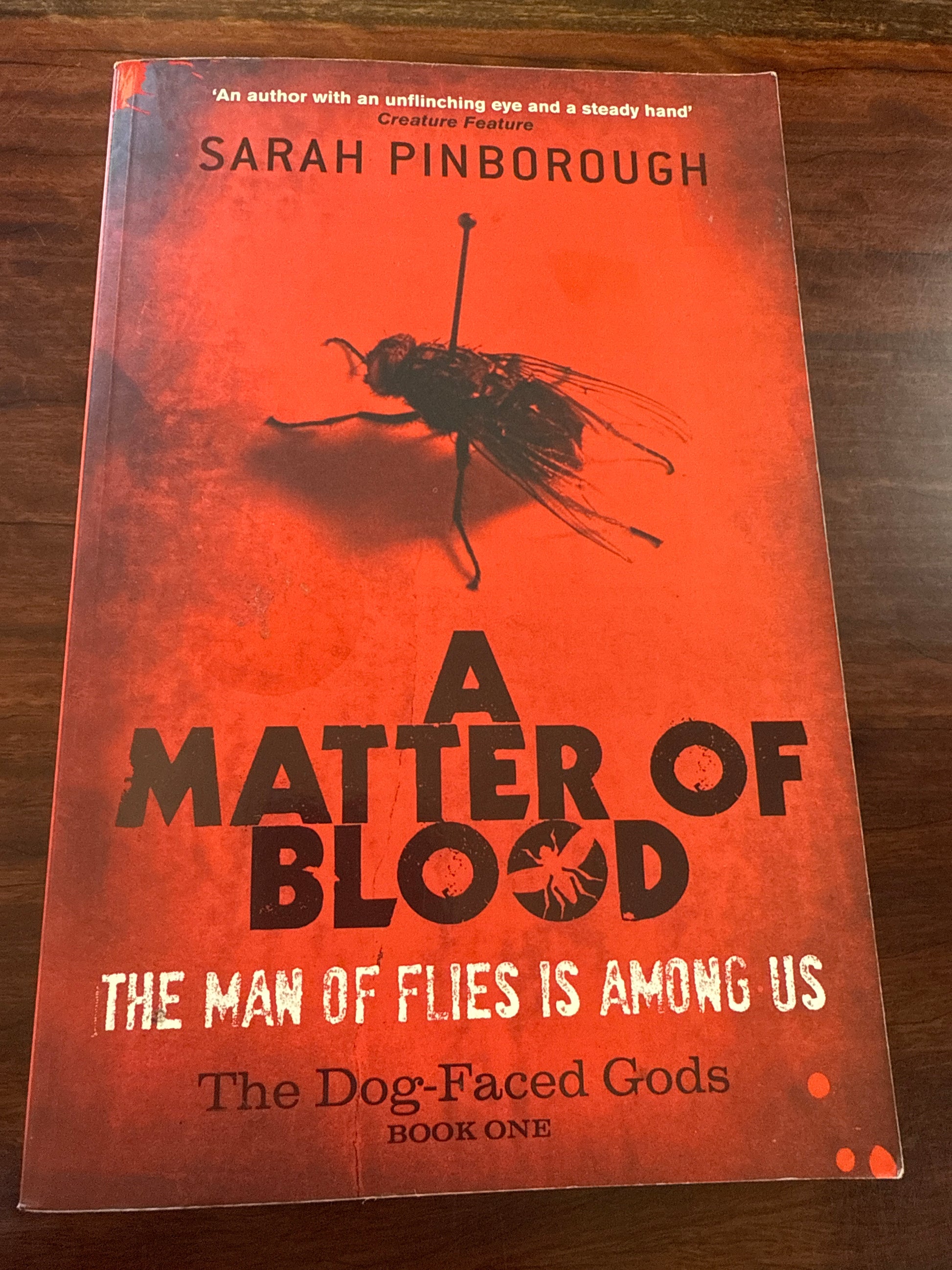 Sarah Pinborough A Matter Of Blood cover