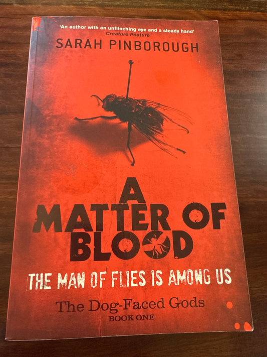 Sarah Pinborough A Matter Of Blood cover