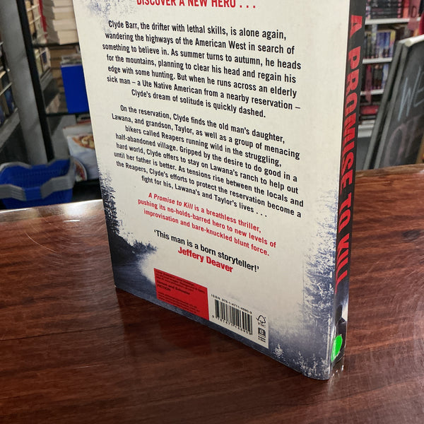 Erik Storey A Promise to Kill back cover