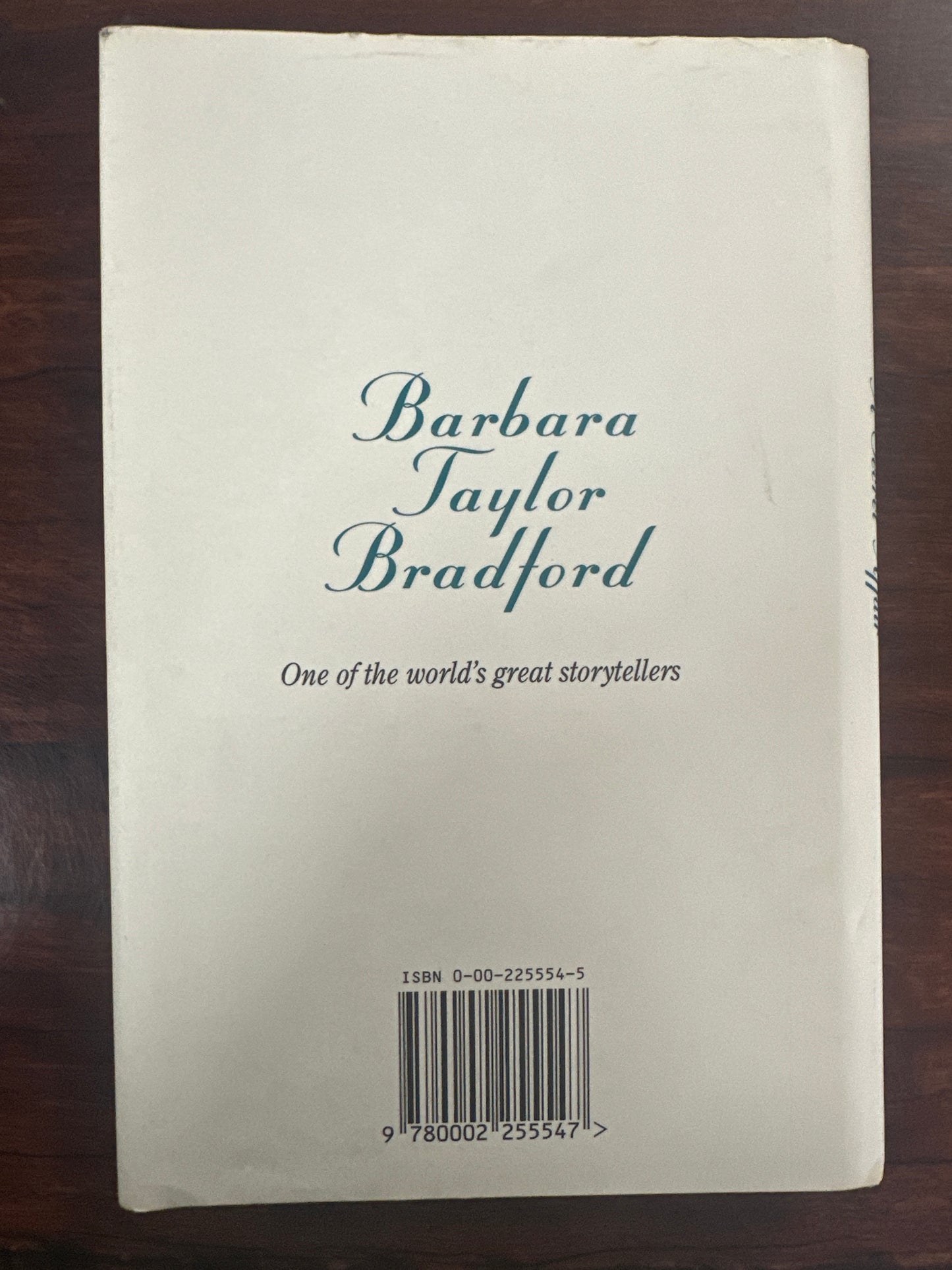 Barbara Taylor Bradford A Secret Affair back cover