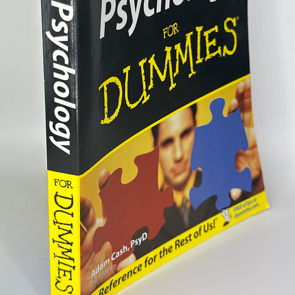 Adam Cash Psychology for Dummies actual spine used books