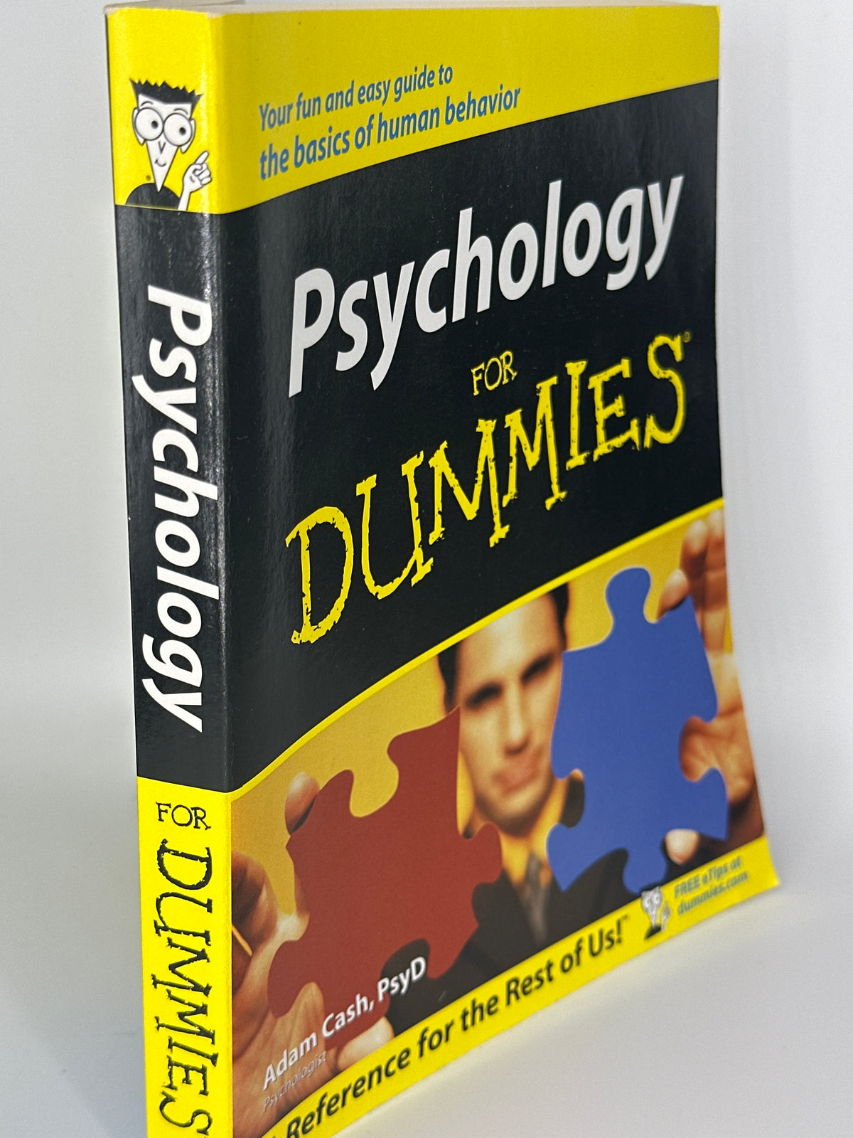 Adam Cash Psychology for Dummies actual spine used books