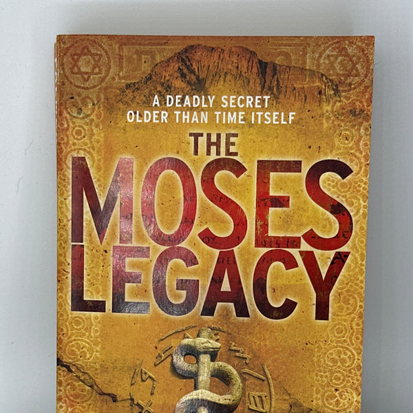 Adam Palmer The Moses Legacy actual front cover used books
