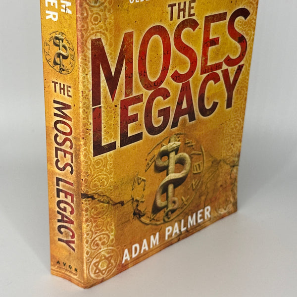 Adam Palmer The Moses Legacy actual spine used books