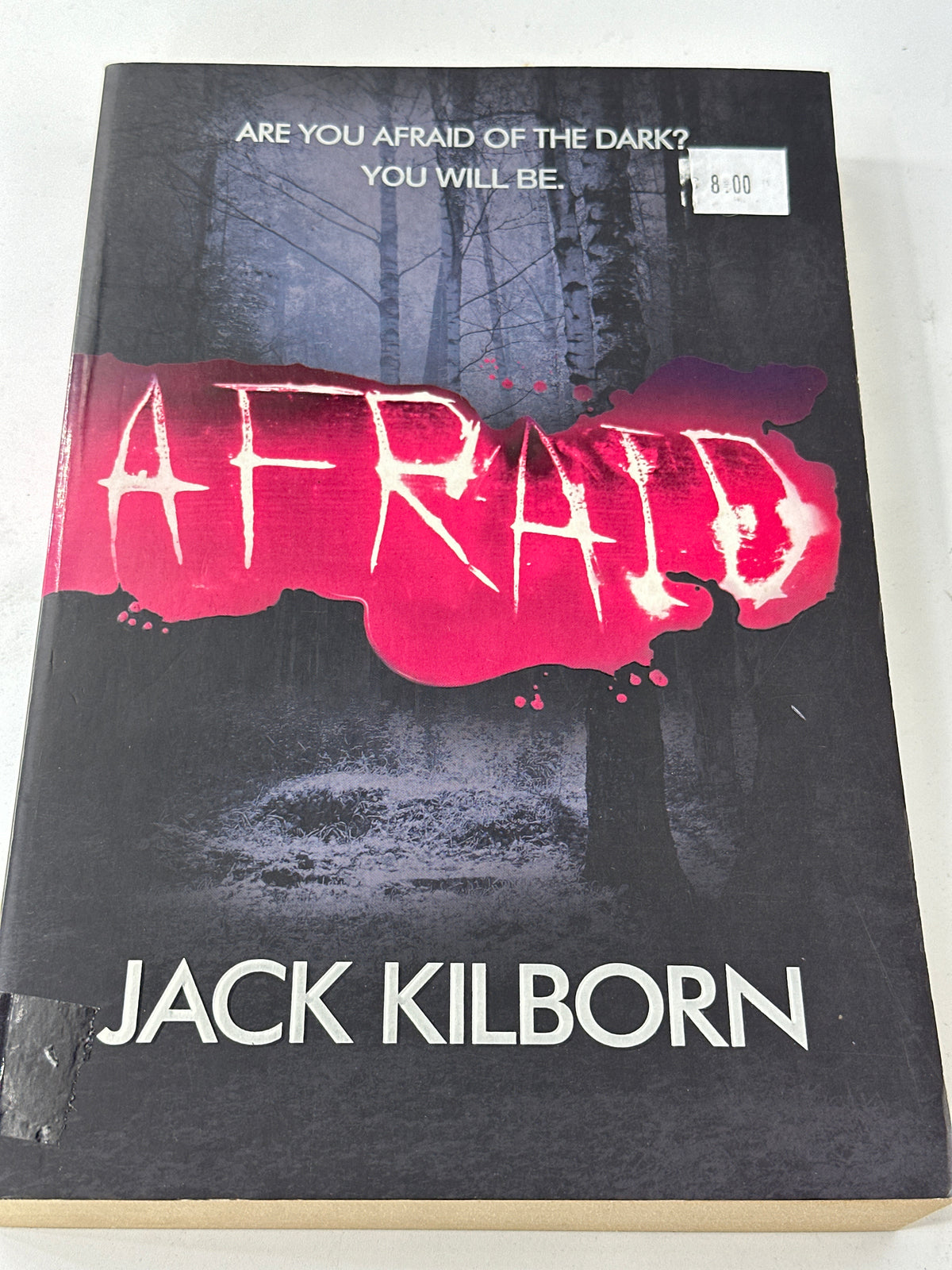 Jack Kilborn Afraid front cover image