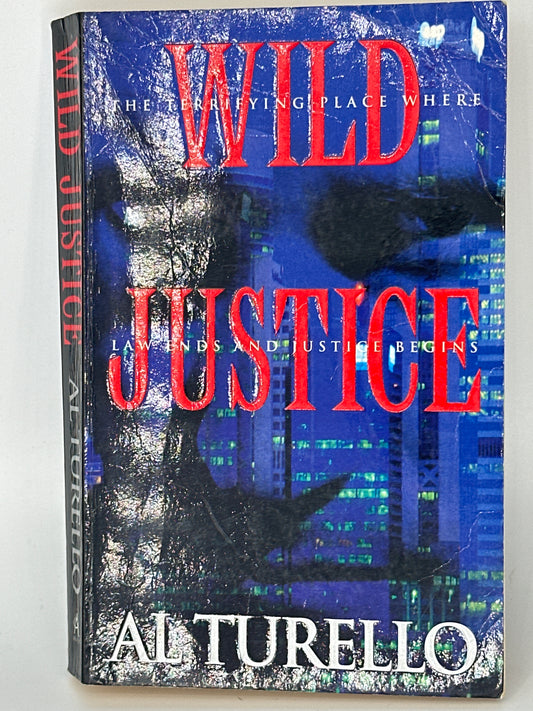 Al Turello Wild Justice actual front cover used books