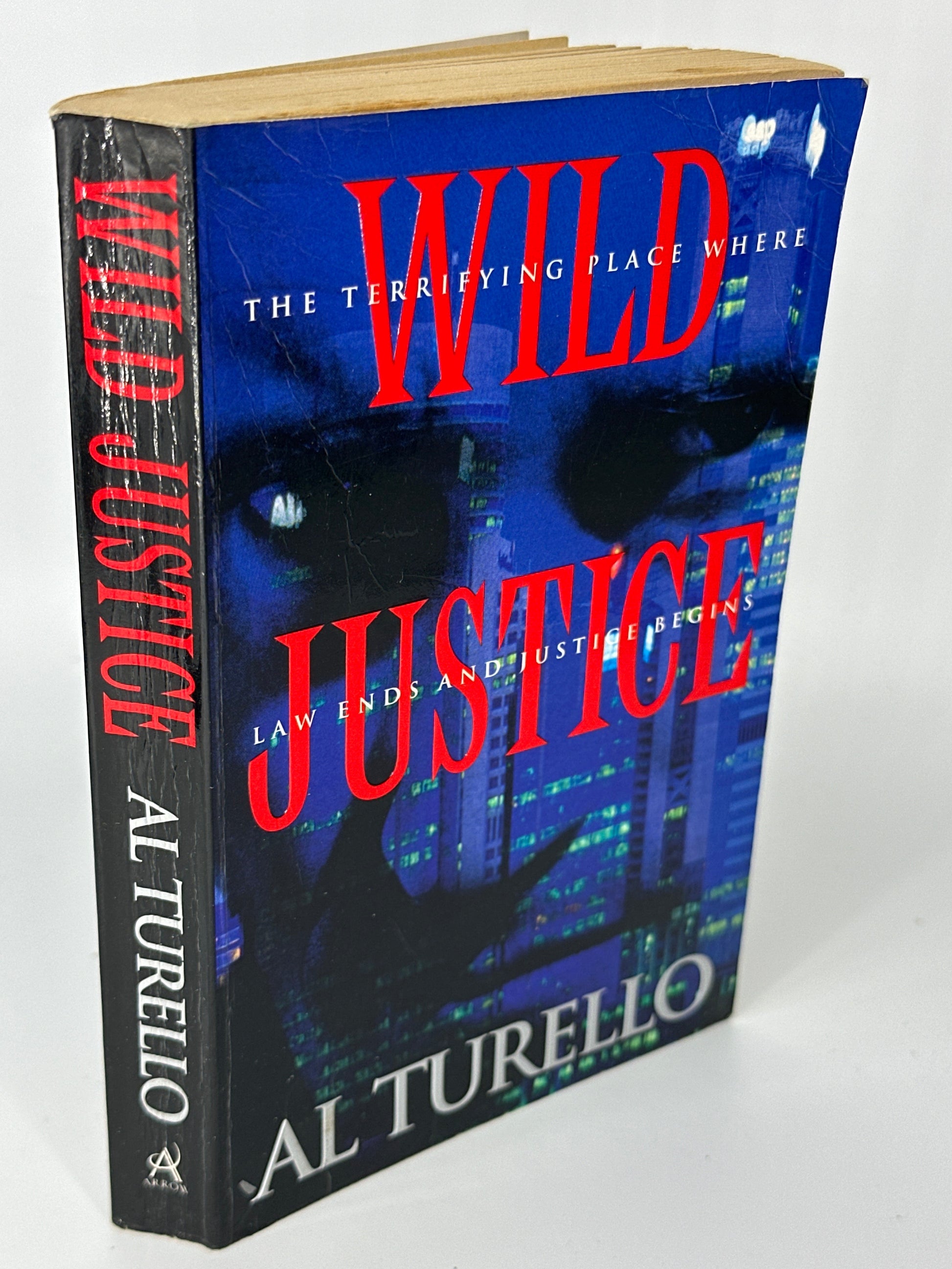 Al Turello Wild Justice actual spine used books