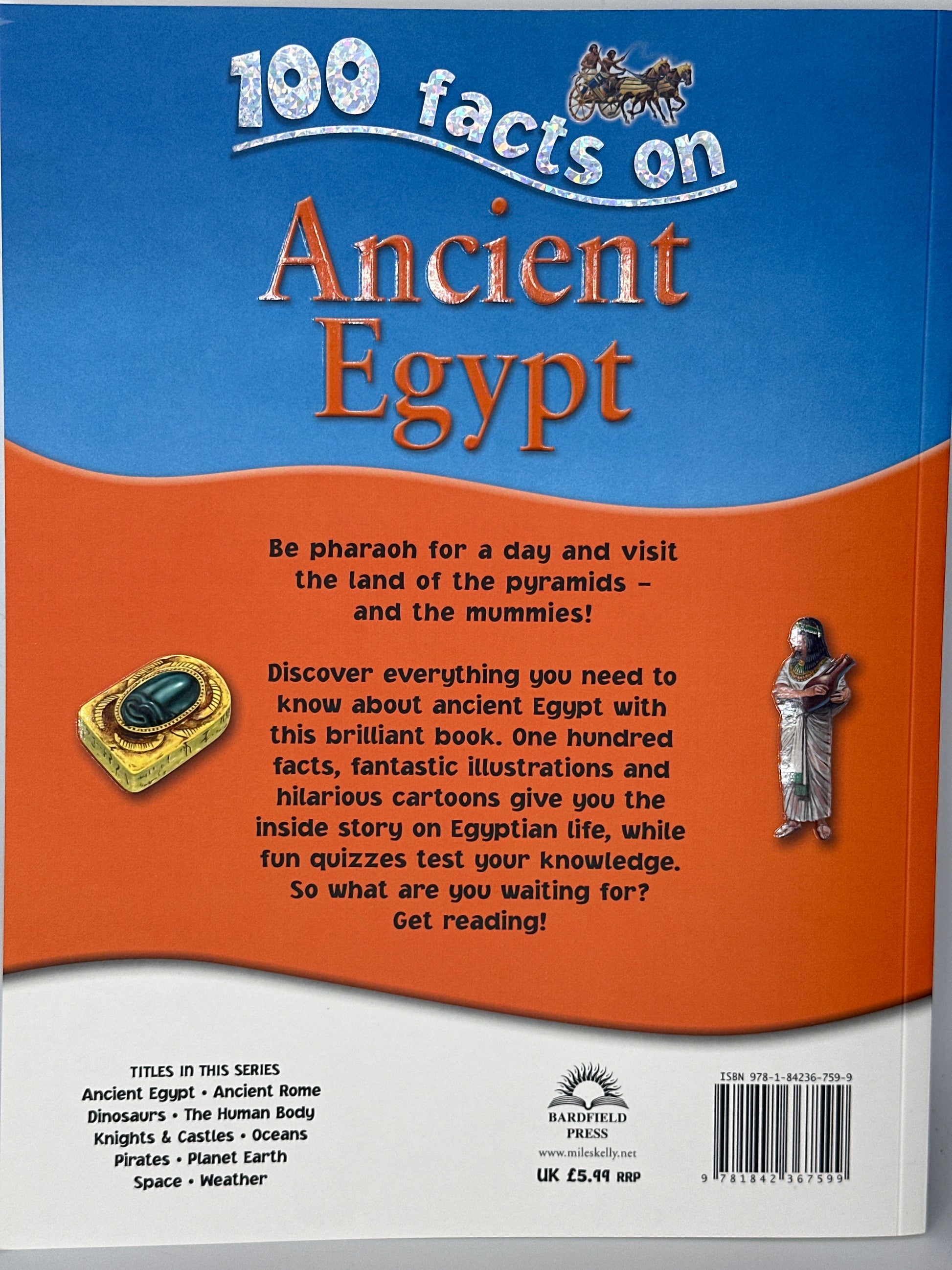 Ancient Egypt (100 Facts) back cover used books