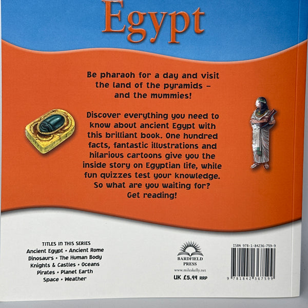 Ancient Egypt (100 Facts) back cover used books