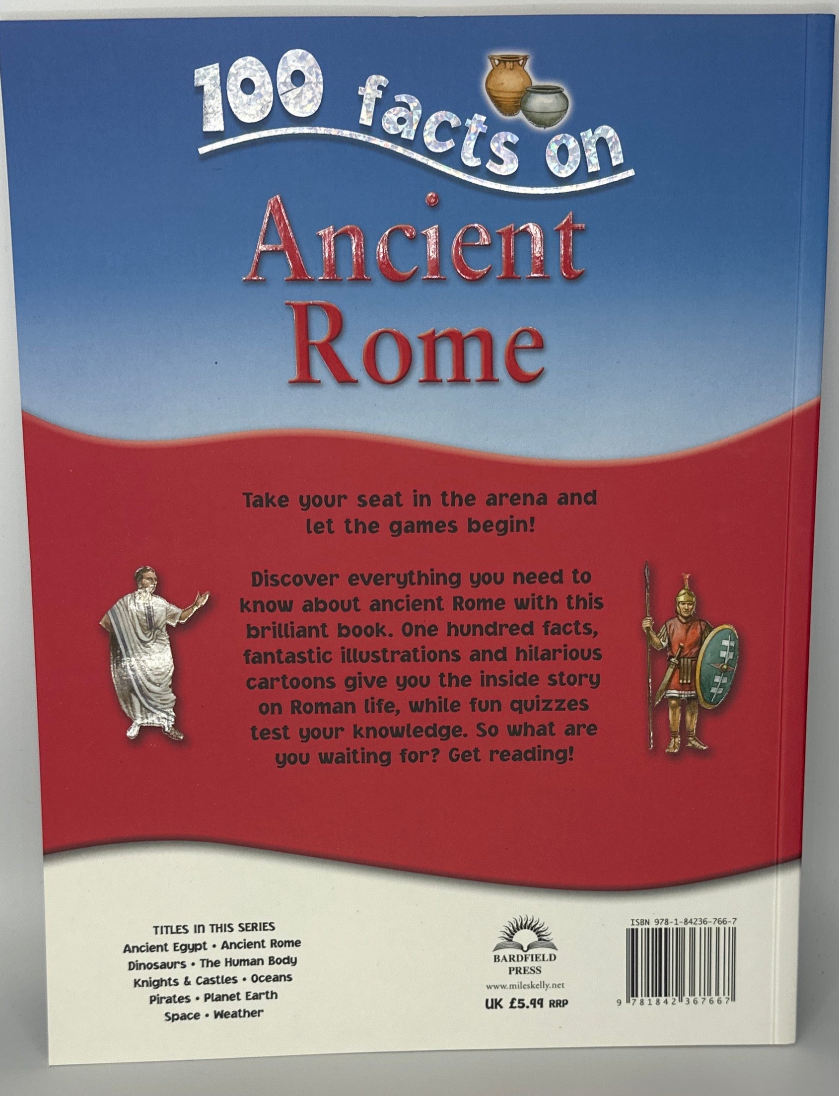 Ancient Rome (100 Facts) back cover used books