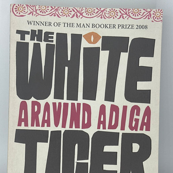 Aravind Adiga The White Tiger Actual front cover used books
