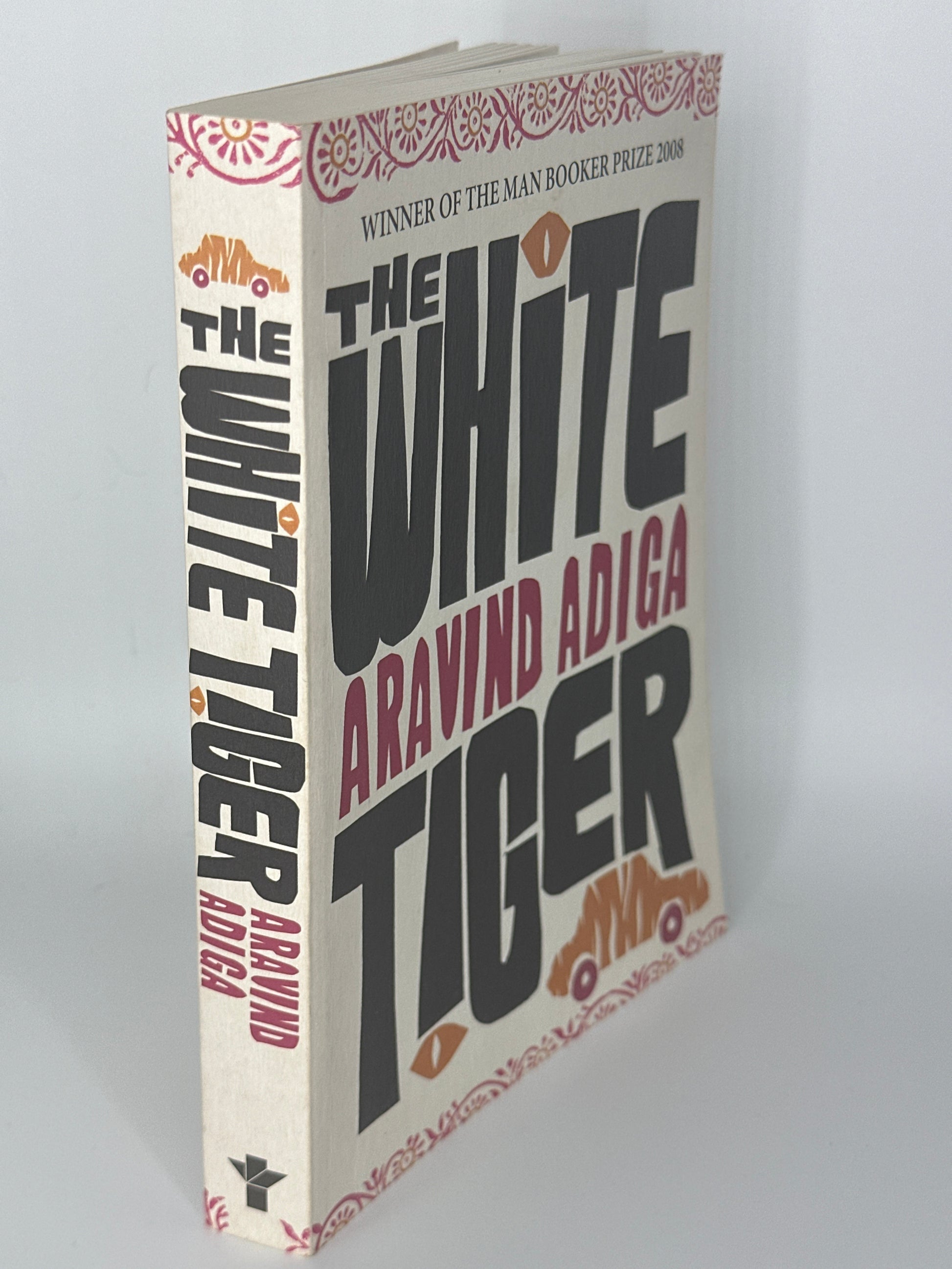 Aravind Adiga The White Tiger Actual spine used books