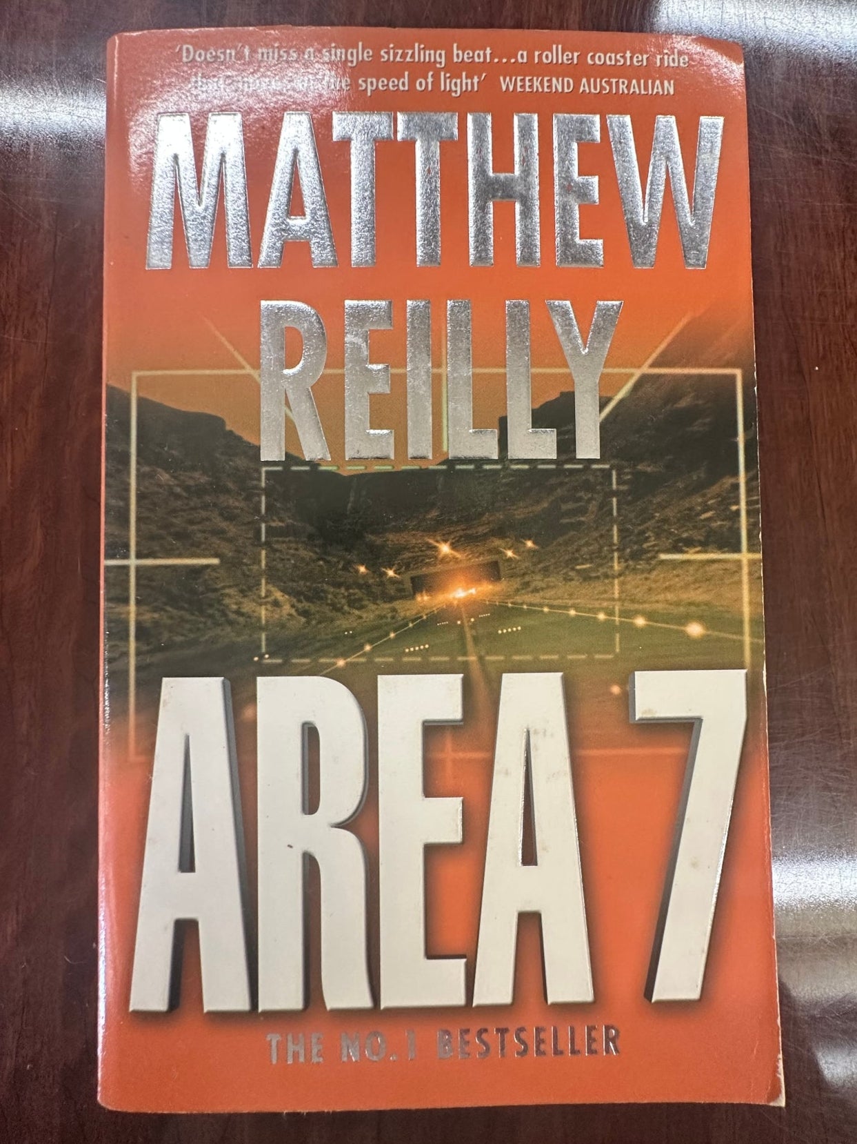 Matthew Reilly Area 7 cover
