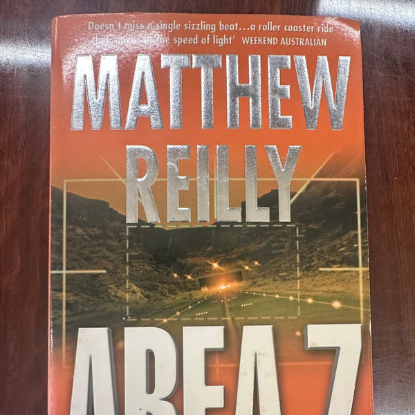Matthew Reilly Area 7 cover