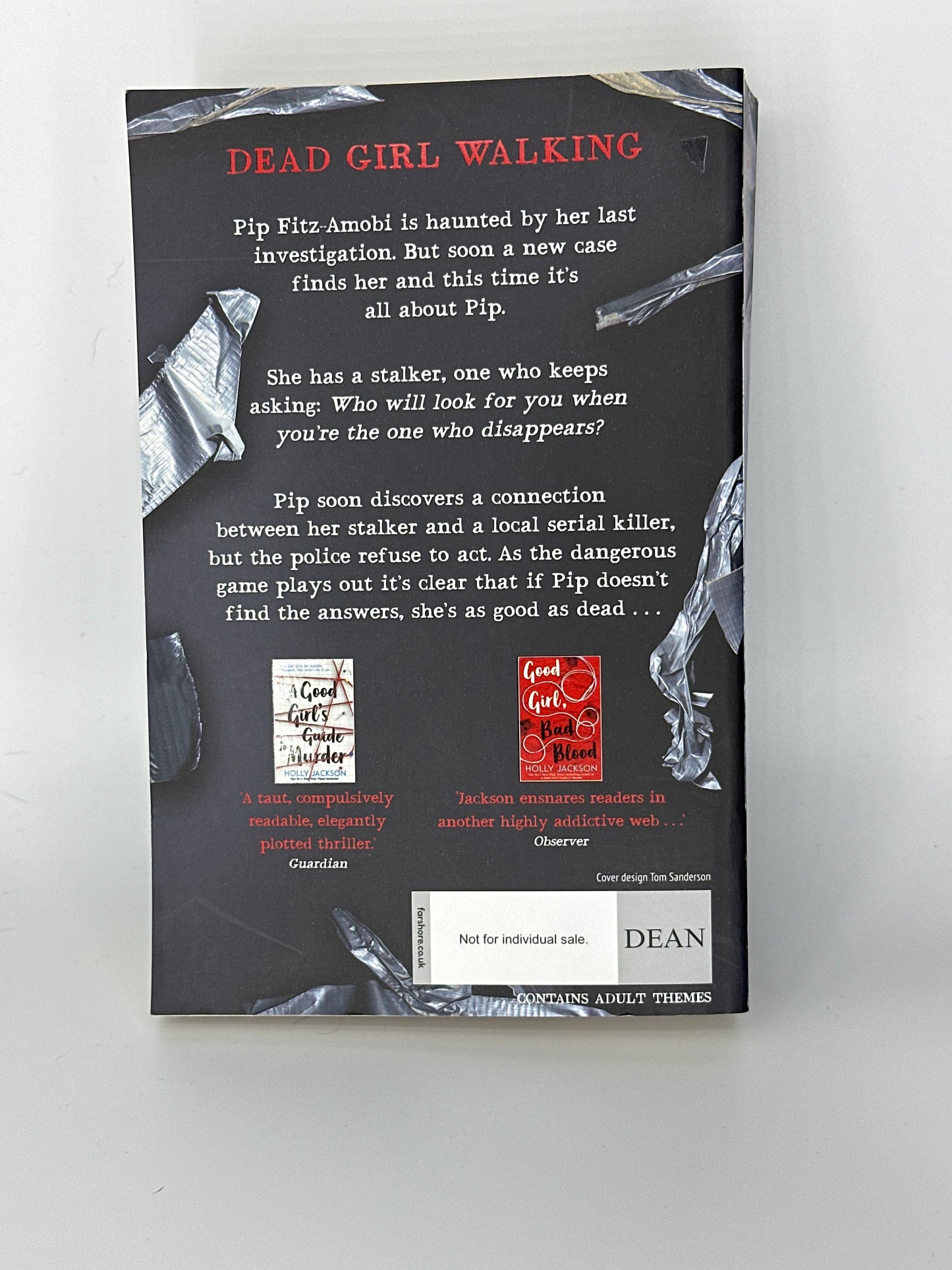 As Good As Dead Holly Jackson back cover used books