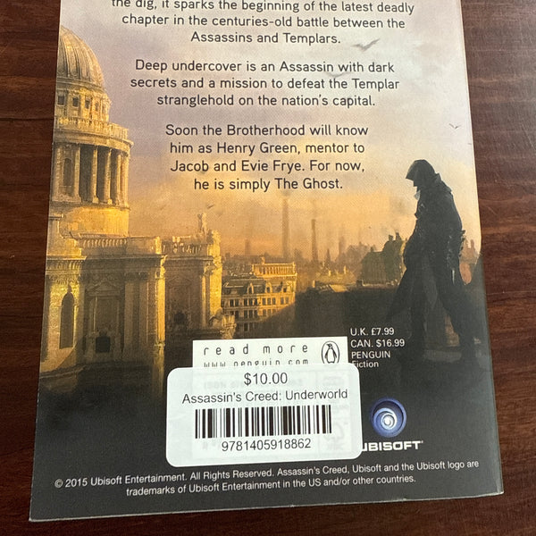 Assassin's Creed: Underworld back cover