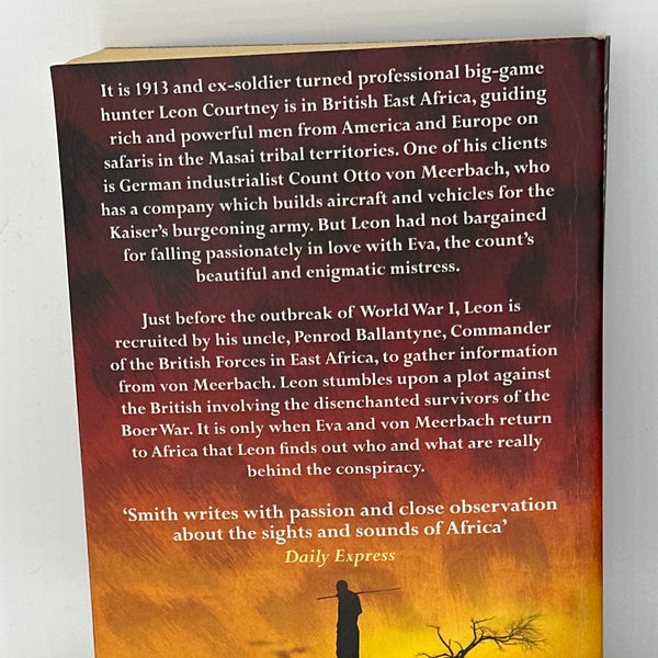 Assegai Wilbur Smith back cover used book