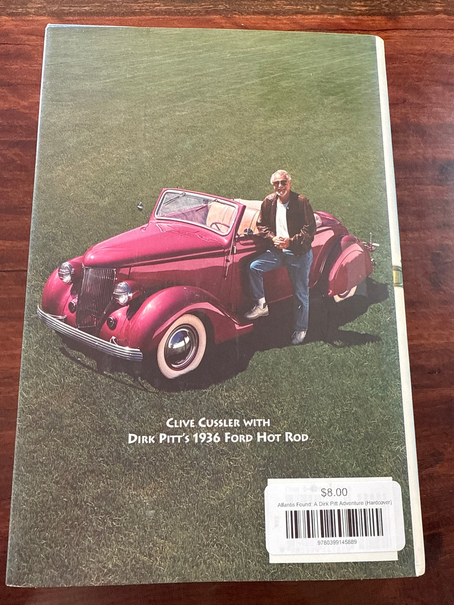 Clive Cussler Atlantis Found back cover