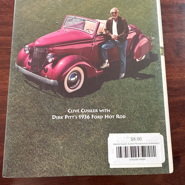 Clive Cussler Atlantis Found back cover