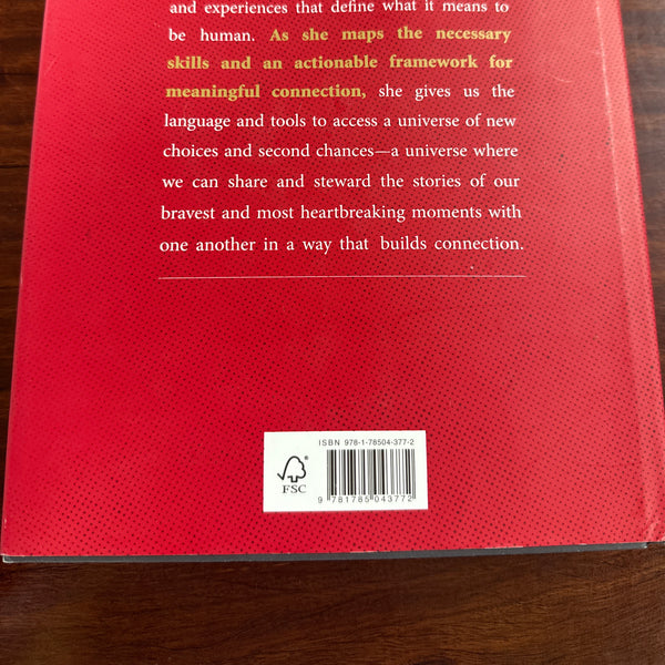 Brene Brown Atlas of the Heart back cover
