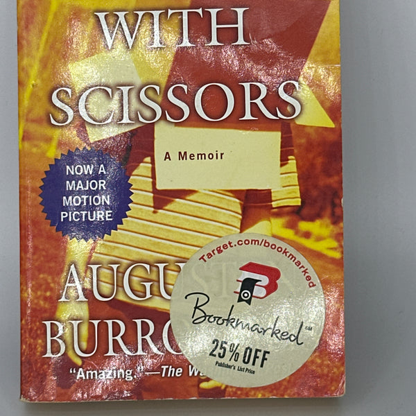 Augusten Burroughs Running with Scissors actual front cover used books