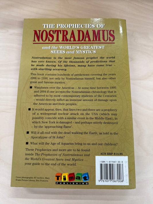 The Phrophecies Of Nostradamus