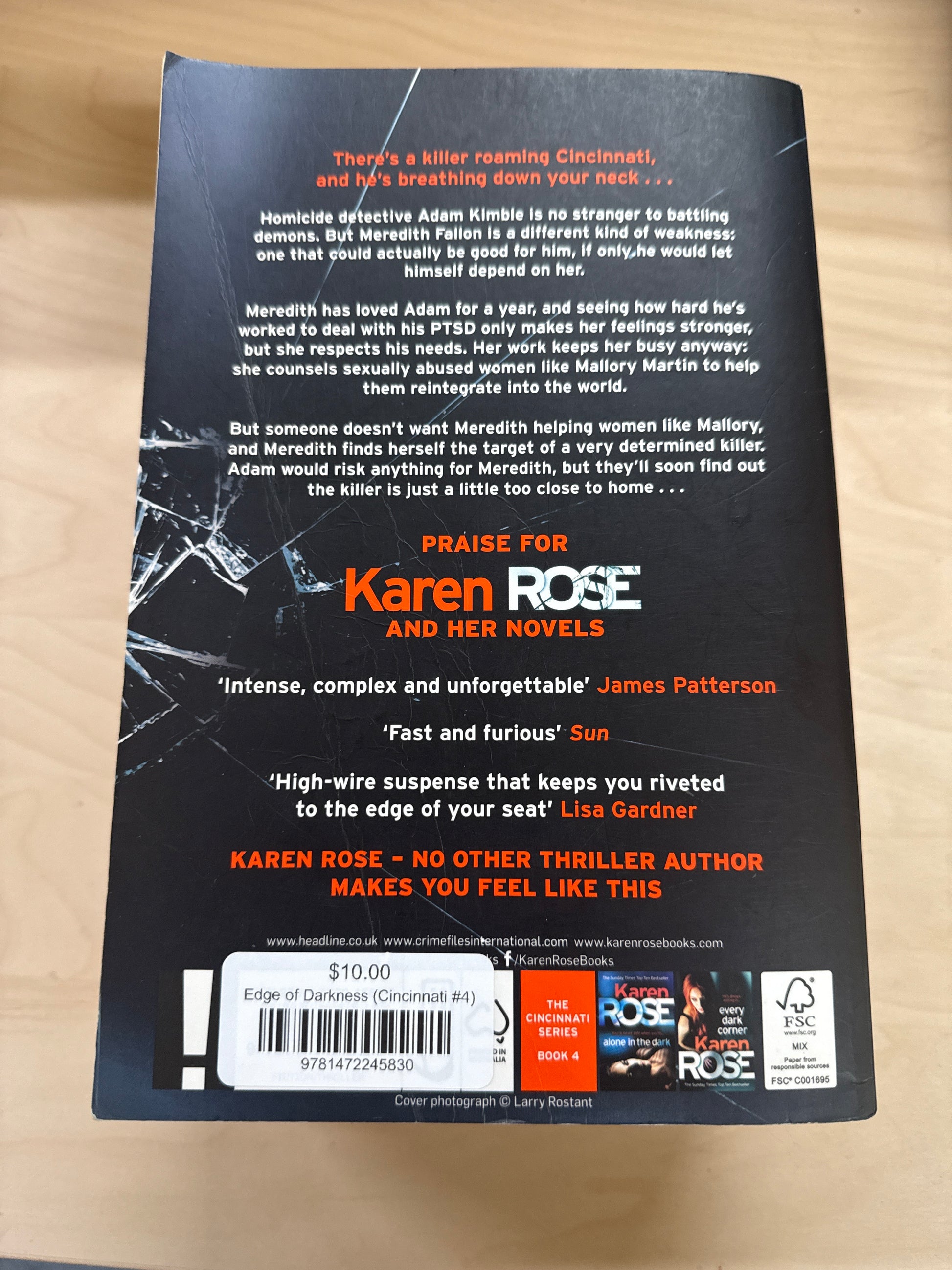 Edge of Darkness (Cincinnati #4)