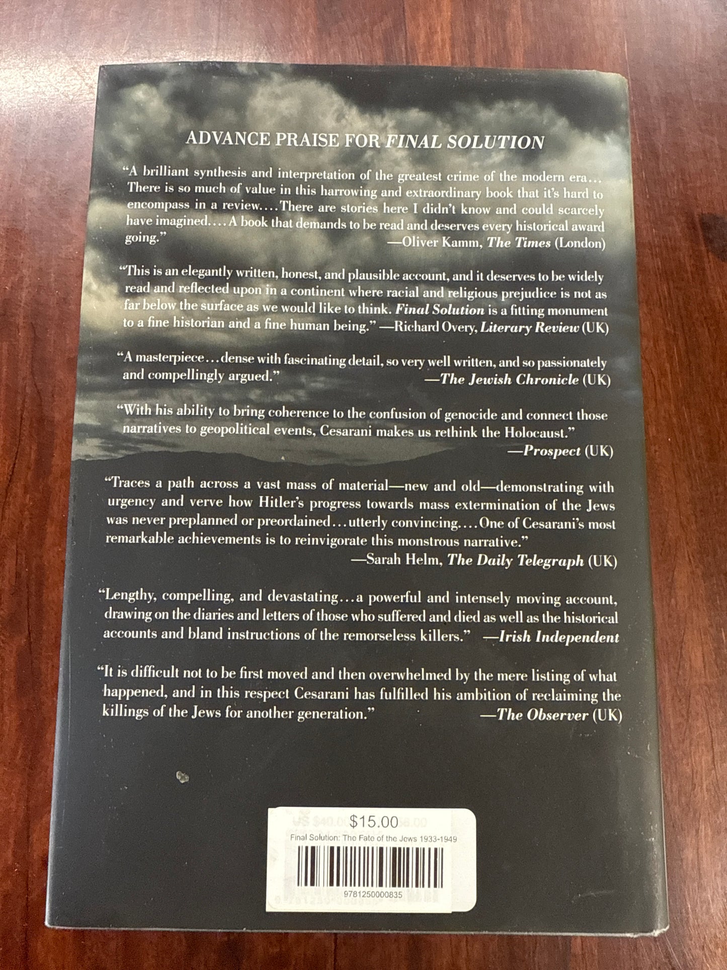 Final Solution: The Fate of the Jews 1933-1949