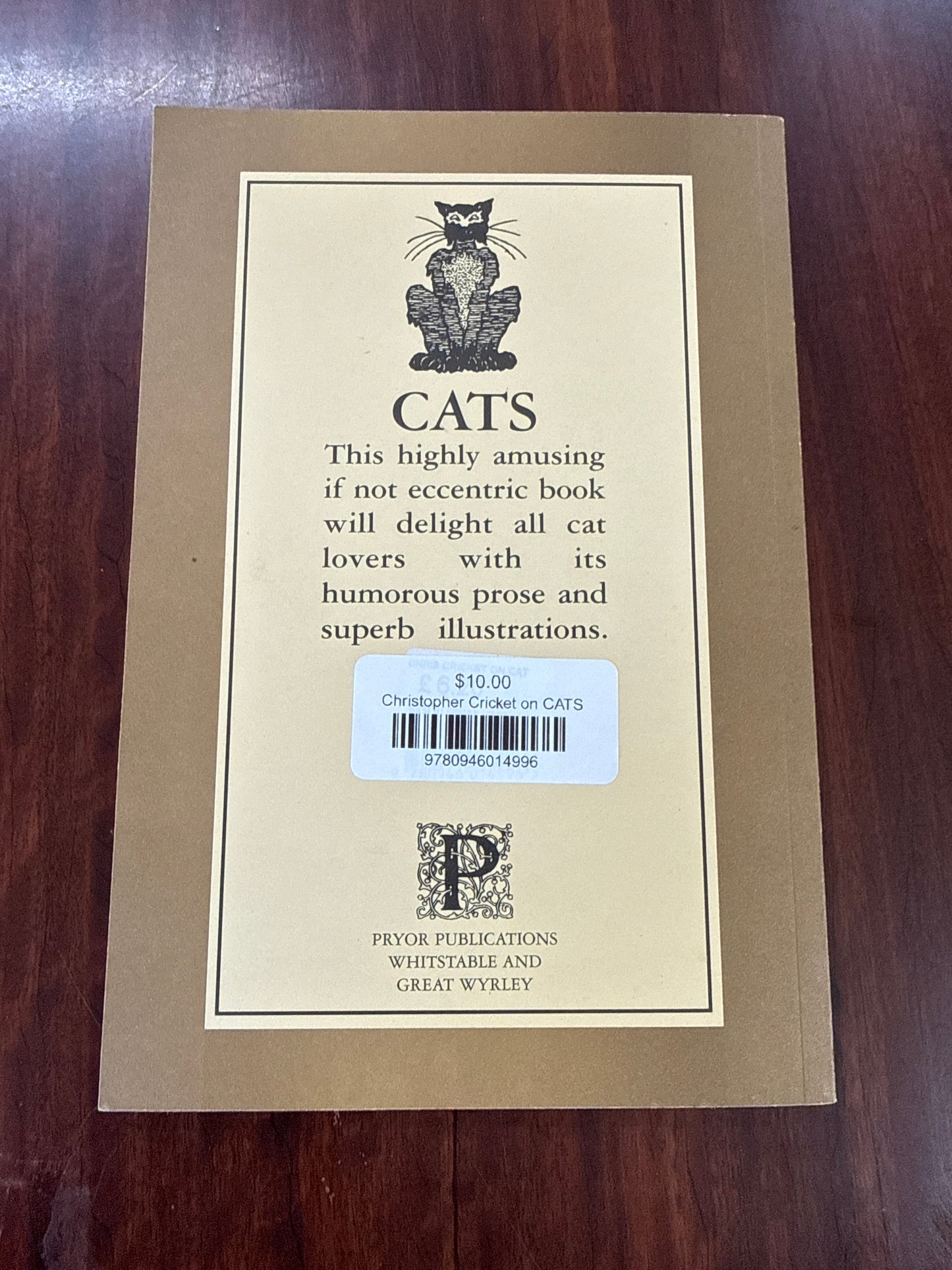 Christopher Cricket on CATS