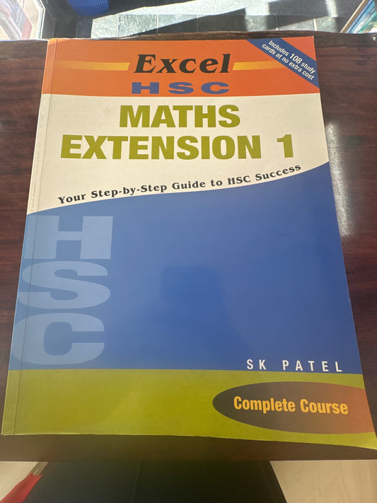 Excel Study Guide: HSC Maths Extension 1 (with HSC cards) Year 12