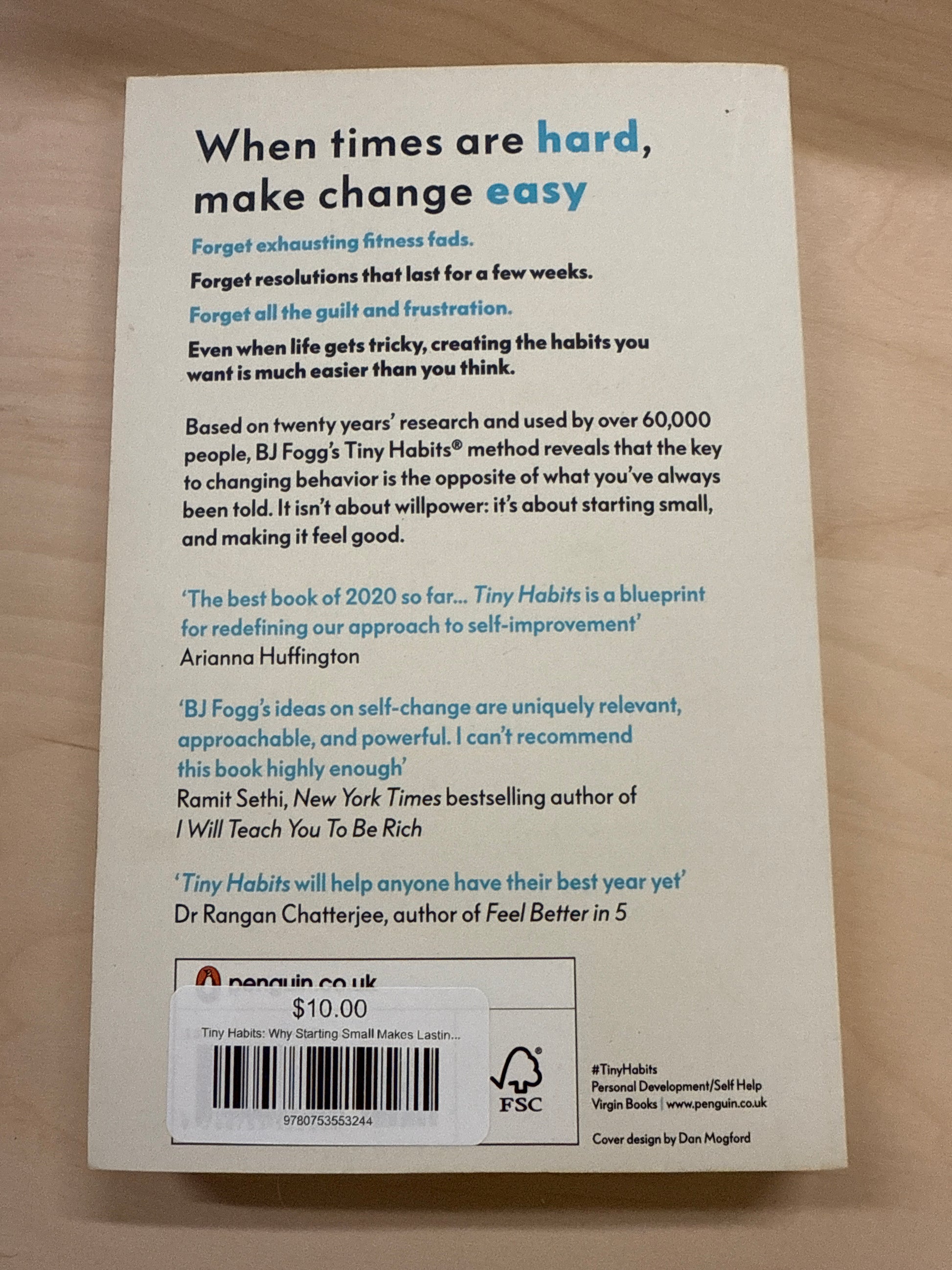 Tiny Habits: Why Starting Small Makes Lasting Change Easy