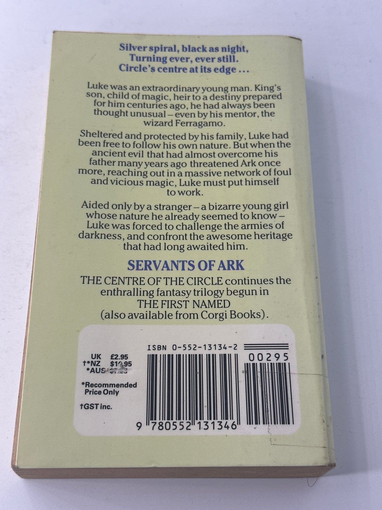 The Centre Of The Circle (Servants of Arc Book2)